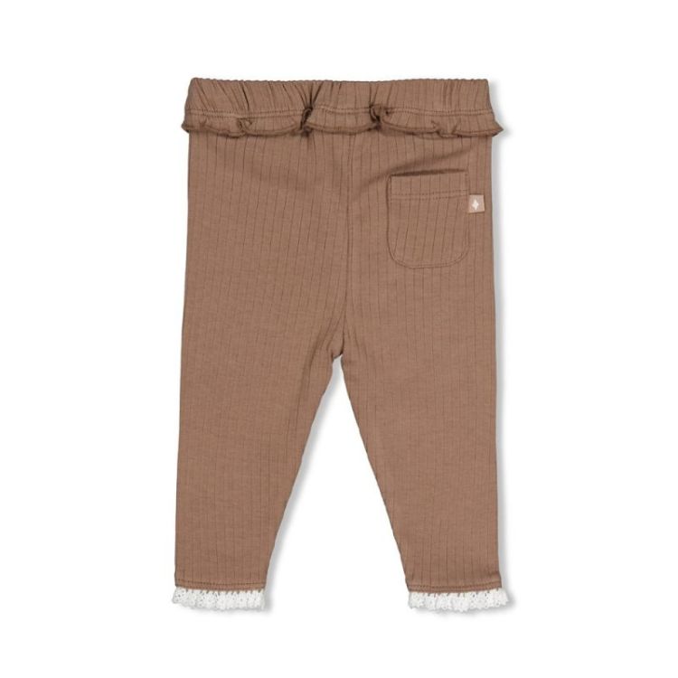 Legging rib taupe