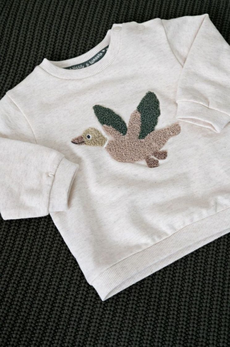 Sweater  offwhite melang