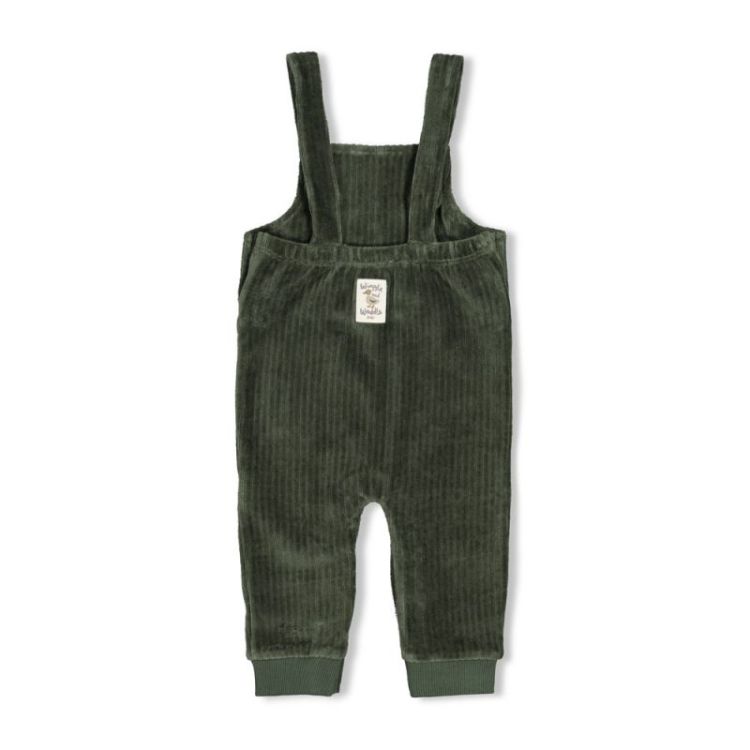 Tuinbroek velours rib groen