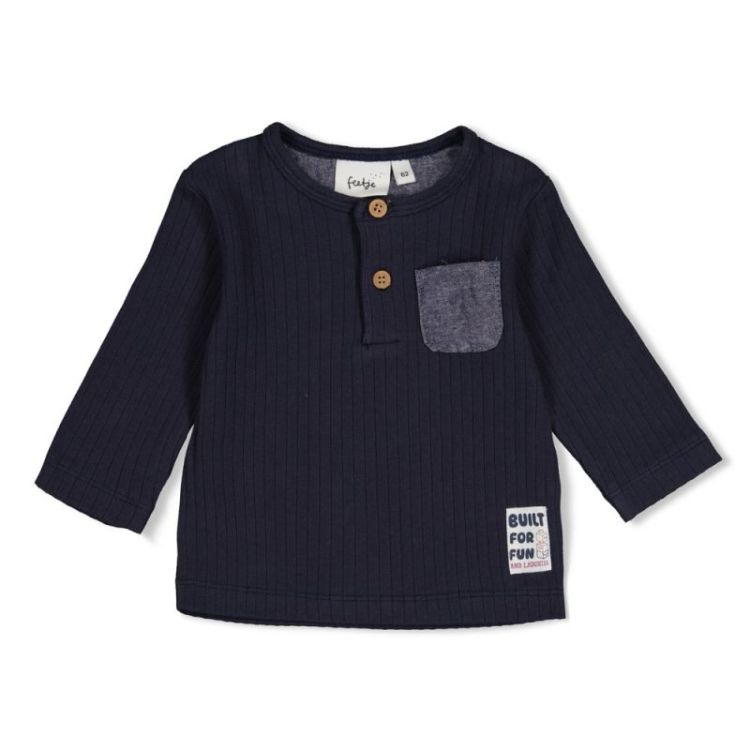 Longsleeve rib marine