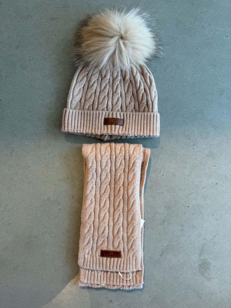 HAT QUINTEN TRICOT BEIGE