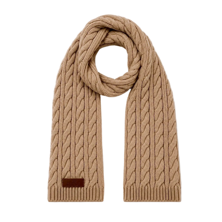 SCARF QUINTEN TRICOT BEIGE