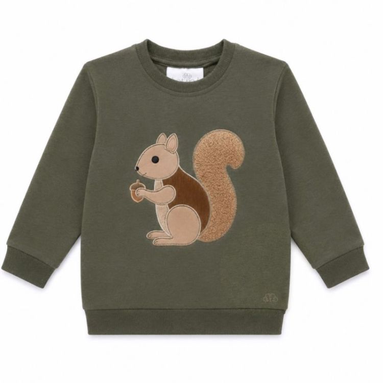 SWEATER SQUIRREL GREEN