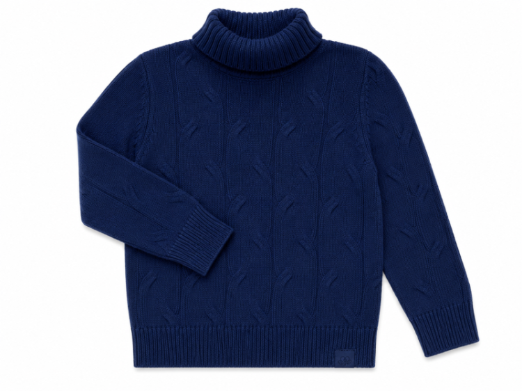 TURTLENECK TRICOT DARK BLUE