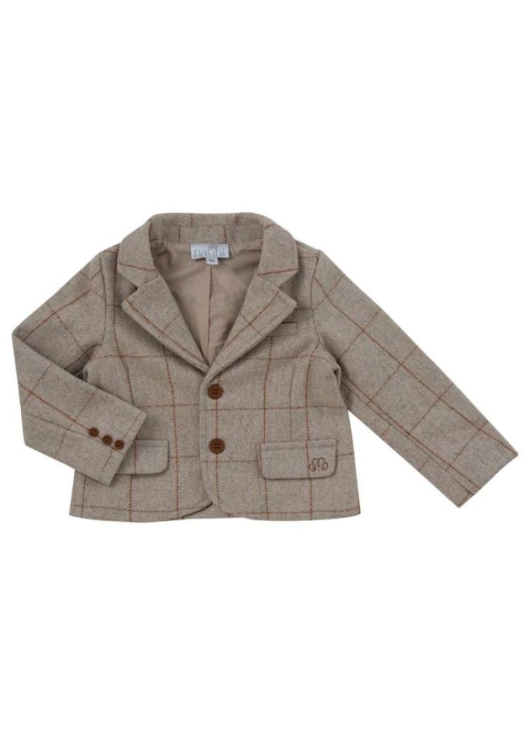 BLAZER CAS SQUARE BEIGE