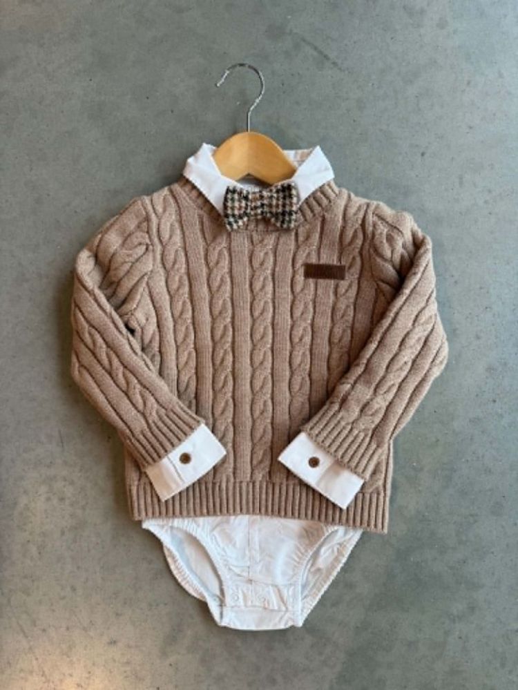 BODYSHIRT PIERROT BOW SQUARE WHITE