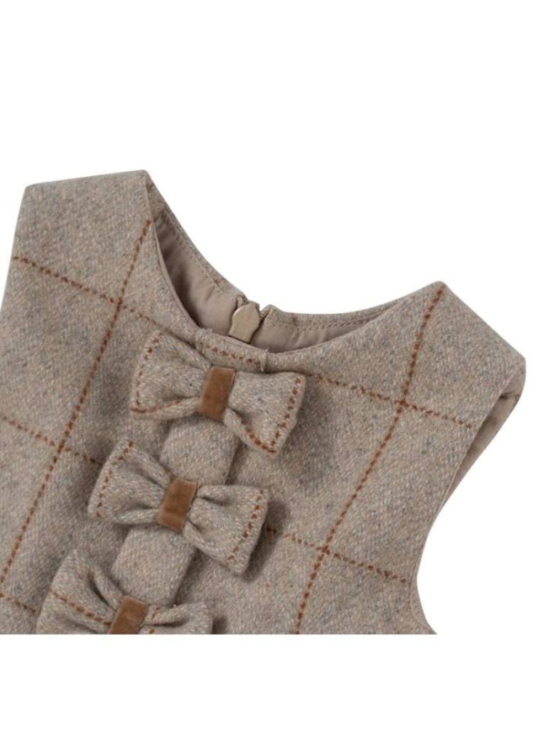 DRESS CASSIE SQUARE BEIGE