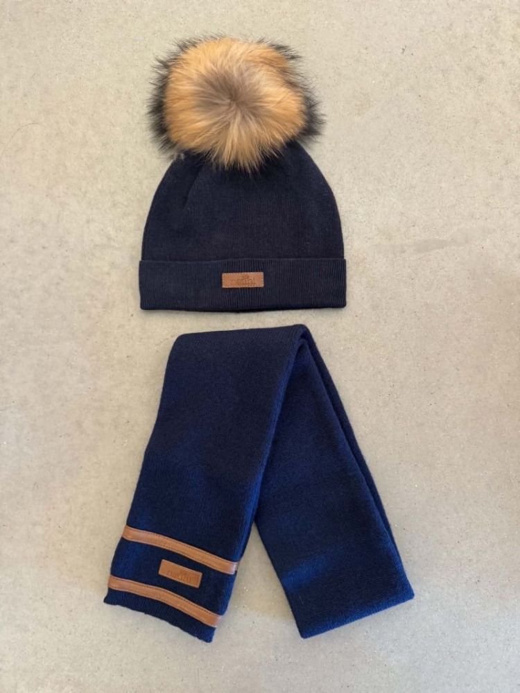 SCARF TRICOT GENTIL DARK BLUE