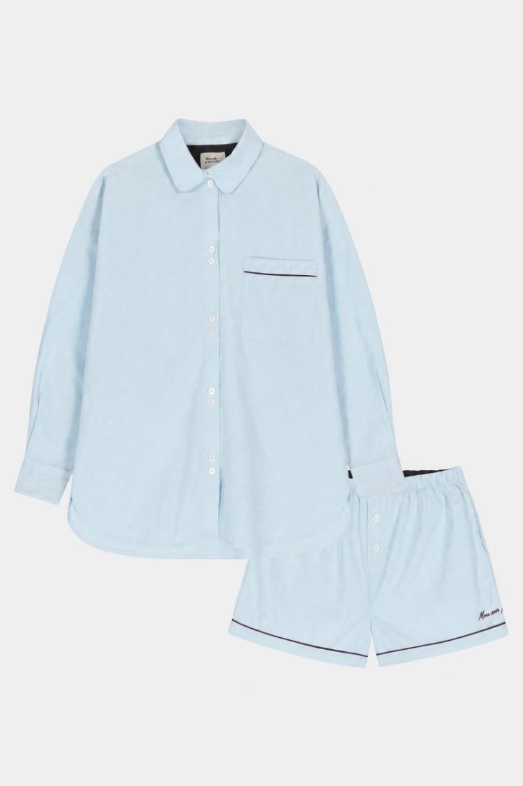Pyjamas set - oversized shirt 803