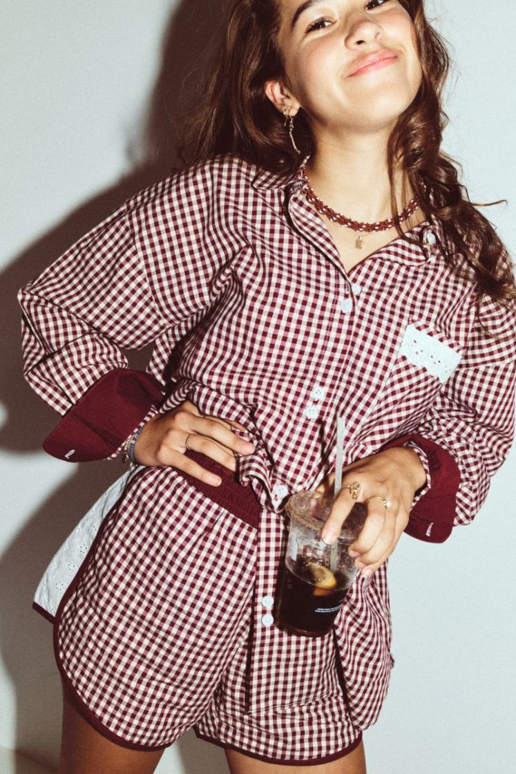 Pyjamas set - oversized shirt 969