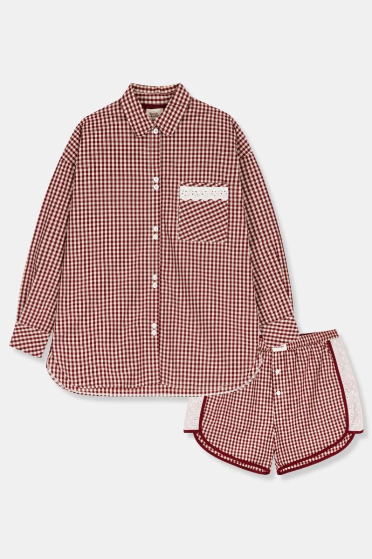 Pyjamas set - oversized shirt 969