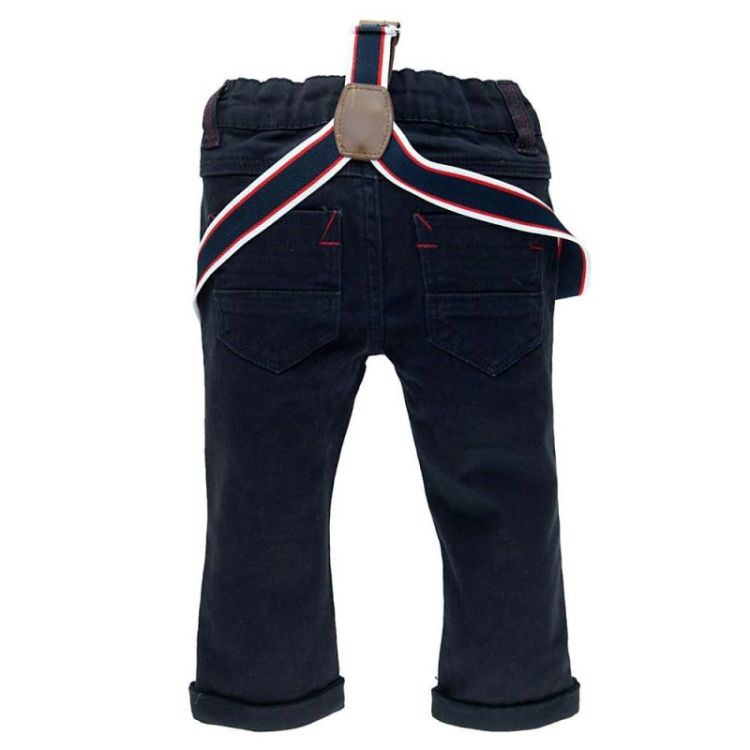 broekje  met bretellen blauw