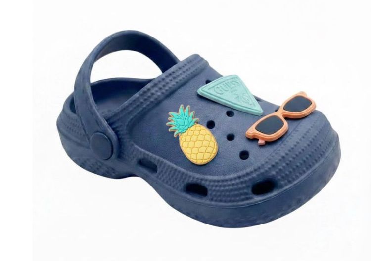 EVA RUBBER CLOGS G7FO BLUE SEREN